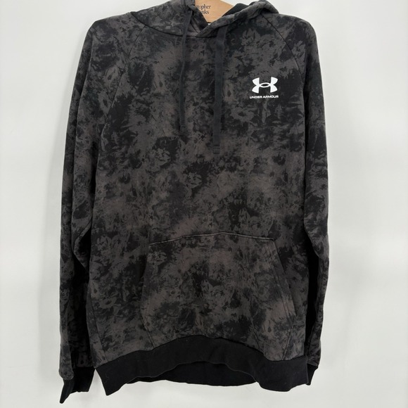Under Armour Other - Under Armour Men's‎ Rival Fleece Cloud Hoodie Size Large Dark Camo